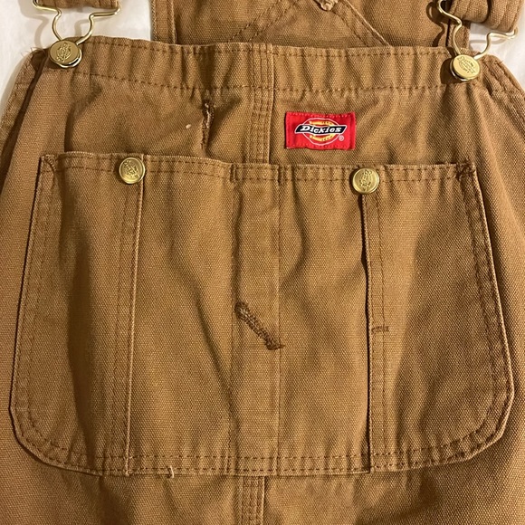 Dickies Classic Bib Overalls (32x32, Rinsed Brown Duck) - Picture 5 of 16